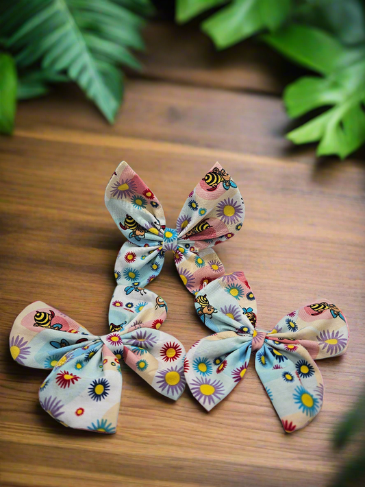 Busy bee butterfly bows